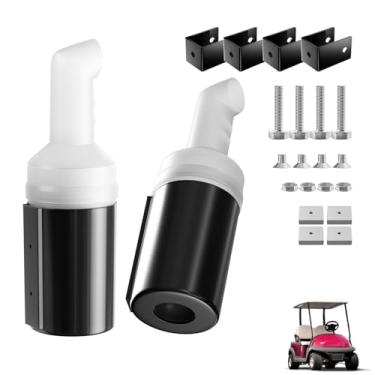 Imagem de Drive-up Garrafa de areia sem perfuração para carrinho de golfe, garrafa universal de areia e semente com suporte à prova de chocalho adequado para EZGO, Club Car e Yamaha, sem perfuração com grande