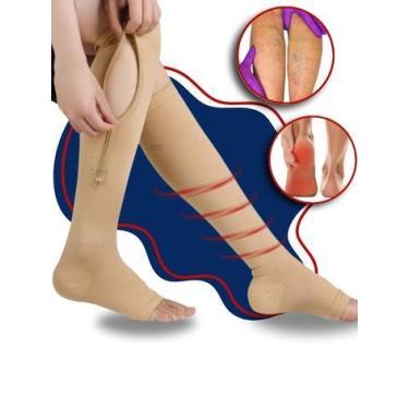 Imagem de Meia de Compressão Para Varizes, Peso nas Pernas e Má Circulação - Erg