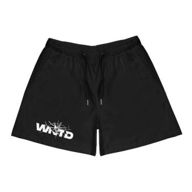 Imagem de Short Streetwear Oversized Nylon Moda Urbana Estilo Casual - Wanted, P