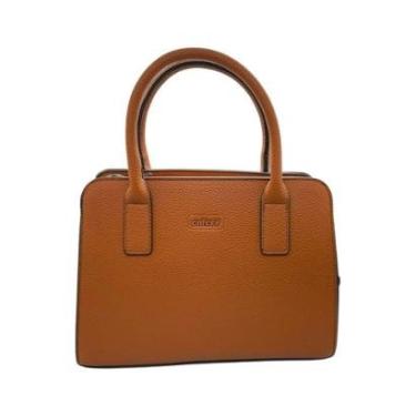 Imagem de Bolsa Feminina Colcci Tote Basic Alça Dupla Media Caramelo-Feminino