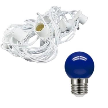 Imagem de Festão 5 Metros com Lâmpadas Bolinha Coloridas - SHIN TECH