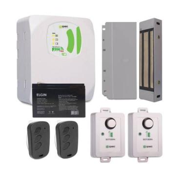 Imagem de Fonte F200 Wifi Botoeira Fechadura Eletroímã M320 Bateria - Ipec