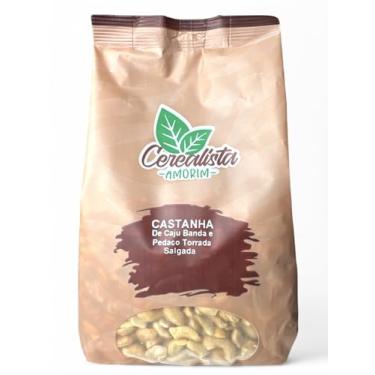 Imagem de Castanha de Caju Em Banda Torrada Com Sal 1Kg Cerealista Amorim