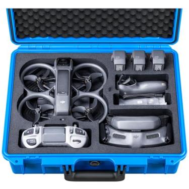 Imagem de Lykus Capa Rígida À Prova D'Água Titan At200 Para Dji Avata 2, Óculos 3, Rc Motion Controle Remoto Fpv Suporta Até 7 Pilhas [Somente Capa]