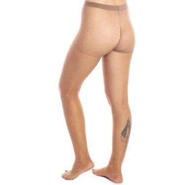 Imagem de Meia calça feminina lupo fio 15 classica 5760, P, Pó de arroz