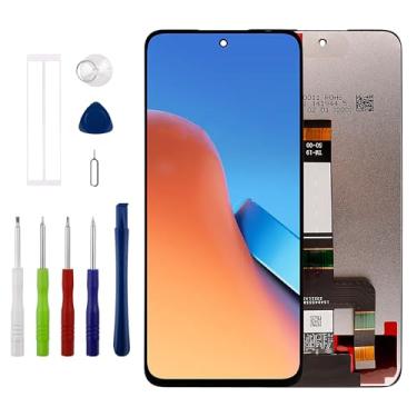 Imagem de Tela LCD compatível com Redmi 12 4G/5G 23053RN02A, 23076RN4BI 17.2 cm LCD Display Touchscreen Digitalizador Assembléia com kit de ferramentas de reparo