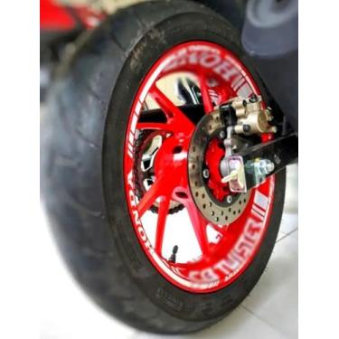 Imagem de Adesivo Friso P/ Roda Ritrama P/ Moto Honda CB Twister 2020 - Resitank