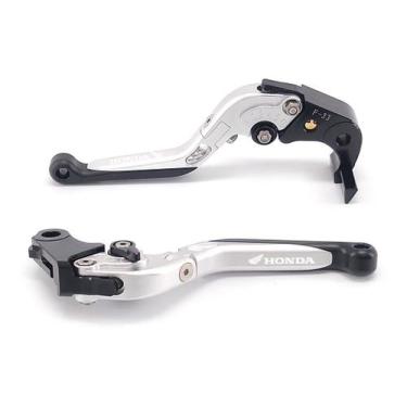 Imagem de Manete Esportivo Cbr600f Cbr 600f 11 12 13 14 - Special Levers, PRATA
