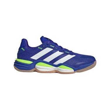 Imagem de adidas Tênis de vôlei masculino Stabil 16 Indoor, Azul lúcido, branco/limão lúcido, 41