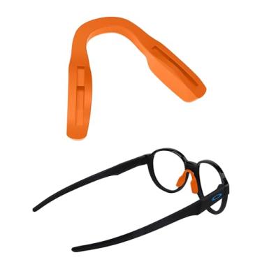 Imagem de SAUCER Almofadas de reposição de nariz para Oakley Portal OO9446 | Óculos de sol Portal X OO9460 - Ajuste Asiático Laranja