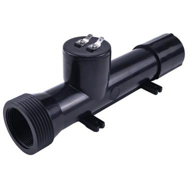 Imagem de Czomoizc Câmara ionizadora de piscina preta 4CH4002-R compatível com sistema híbrido de tratamento de piscina acima do solo 4CH4002-R