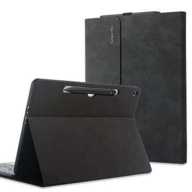 Imagem de xisiciao Capa protetora para Microsoft Surface Pro 30.5 cm, 1ª edição 2025, 30.5 cm, compatível com capa de teclado, design ultrafino e leve de dissipação de calor (preto)