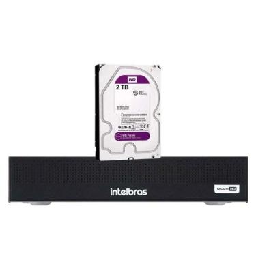 Imagem de DVR MHDX 1108-C Com HD 2TB 8 Canais Multi HD Full HD Intelbras Gravado
