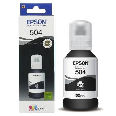 Imagem de Refil Epson 504 - Preto - 127ml - T504120al