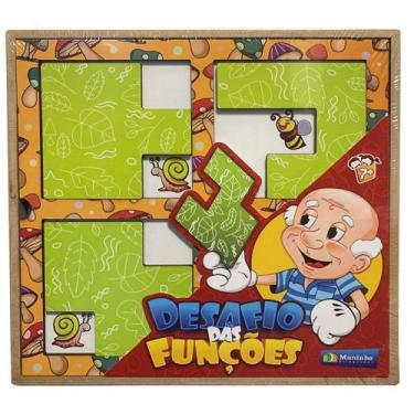 Imagem de Desafio das Funções Jogo Educativo e Pedagógico em MDF - Maninho Brinq