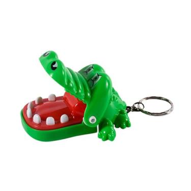 Imagem de Rrlihjgu Brinquedo Dentes De Crocodilo,Dentes De Crocodilo Brinquedos Hippo Shark Morder Jogo | Brinquedos de chaveiro de dedo mordedor de animais, jogo de tabuleiro família novidade