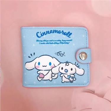 Imagem de Kawaii Hello Kitty Cinnamoroll My Melody Kuromi Sanrio Pu Porta-moedas