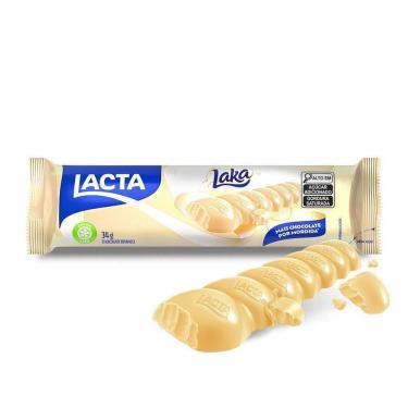 Imagem de Barra de Chocolate Branco Lacta Laka 34g