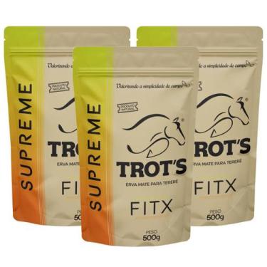 Imagem de Kit 3X Erva Mate Tereré Trot'S Premium 500G Supreme Fitx