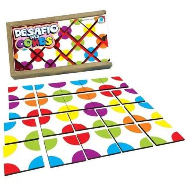 Imagem de Desafio das cores - brinquedo educativo pedagógico - SIMQUE
