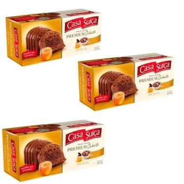 Imagem de Kit 3 Bolos Sabor Pão de mel Linha Premium Para a Seu Natal! - Casa su