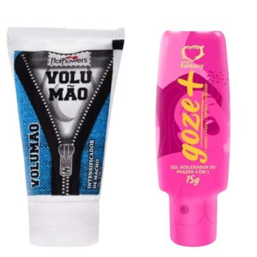 Imagem de Kit Gel Sensações para Casais Volumão 25g com Gel Feminino Goze 15g