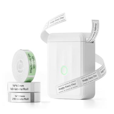 Imagem de Máquina de etiquetas NIIMBOT D110 Mini com fita (3 rolos) Bluetooth