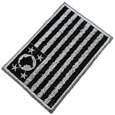 Imagem de Bandeira Estado São Paulo Brasil Patch Bordada Termo Adesivo - BR44