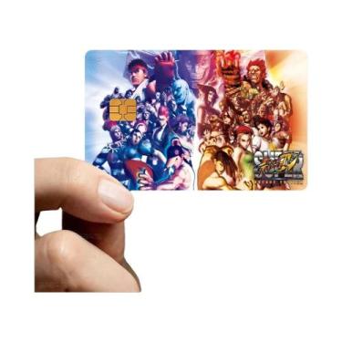 Imagem de Filme Adesivo De Poker Street Fighter À Prova d'Água Para Cartões De C