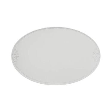 Imagem de Protetor De Mesa Retro Em Couro Cinza, Isolante Térmico, Impermeável E