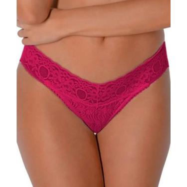 Imagem de Calcinha Fio Dental Demillus 051190 Buquê Renda Poliamida T. PP/M G/EG