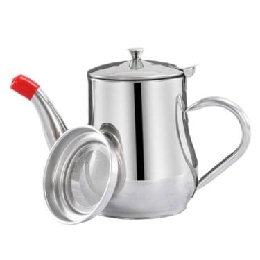 Imagem de Bothyi Filtro Pote Dispensador Jarro Antiderrapante Versátil Armazenamento de Cozinha Lata de Gordura Óleo Coador Recipiente para Cozinha Restaurante Casa, 32 onças