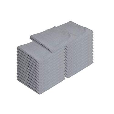 Imagem de Guardanapos de pano de restaurante Arkwright - (pacote com 25) Guardanapo de jantar de poliéster torcido com bordas de bainha - Ideal para jantar, casamento, festa, banquete, cozinha, 51 x 50 cm