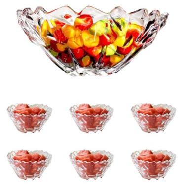 Imagem de Conjunto Jogo Sobremesa Com 7 Pçs Vidro - Dagia