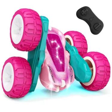Imagem de Carrinho Rc Acrobático Rosa Para Meninas - Atena