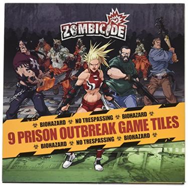 Imagem de CMON Zombicide Season 2: Prison Outbreak 9 Double-Sided Game Tiles - Enhance Your Zombie Apocalypse Experience! Cooperative Strategy Game, Ages 14+, 1-6 Players, 1 Hour Playtime, Made