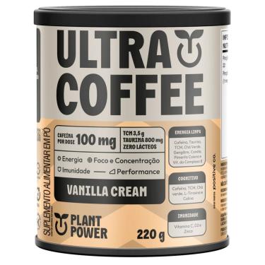 Imagem de Ultra Coffee Plant Power Sabor Vanilla Cream 220g