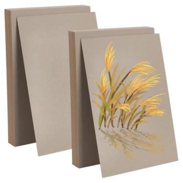 Imagem de FINGERINSPIRE 50 peças de placa grossa com lascas 21 x 29,5 cm, folhas de embalagem para scrapbooking, a4, blocos de transporte, inserções retangulares de papelão para scrapbook, suporte de moldura