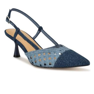 Imagem de Nine West Sapato feminino Railen, Jeans azul 420, 35