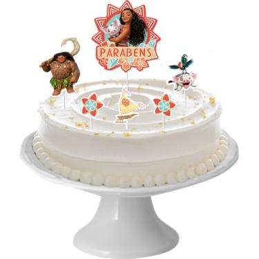 Imagem de DECORACAO DE BOLO CENARIO MOANA 06 un.