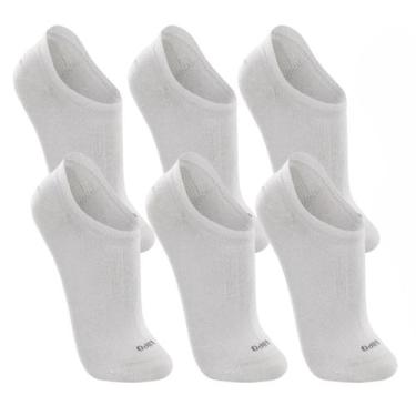Imagem de Kit 6 Pares Meia Lupo Soquete Branco, GG