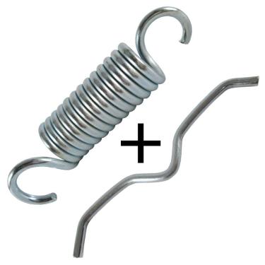 Imagem de Mola e gancho jump profissional 32 molas + 16 ganchos