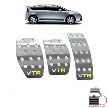 Imagem de Pedaleira Em Aço Inox Citroen C4 Vtr 2005 A 2010 Prata