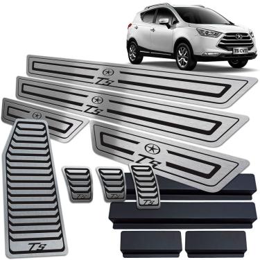 Imagem de Descanso Soleira Pedaleira Manual Preto Jac T5 2016 2019