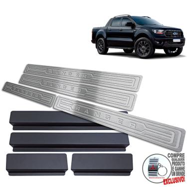 Imagem de Soleira Baixo Relevo Ford Ranger Black 2021 2022/