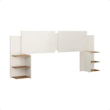 Imagem de Cabeceira Com Painel De Cama Com Duas Mesas Laterais Quarto Casal Deco