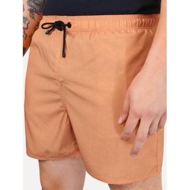 Imagem de Short Reserva Masculino Beachwear Basico Textura Laranja, L/G