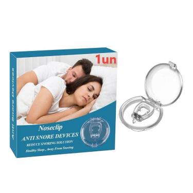 Imagem de 1x dilatador nasal anti ronco apneia do sono clip magnético