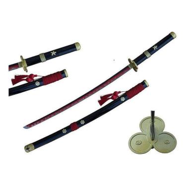 Imagem de Katana Espada Anime One Piece Yama Enma Roronoa Wado Aço