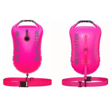 Imagem de Bóia E Sinalizador Para Natação Em Mar Aberto Rosa - Sportbr, Sinaliza